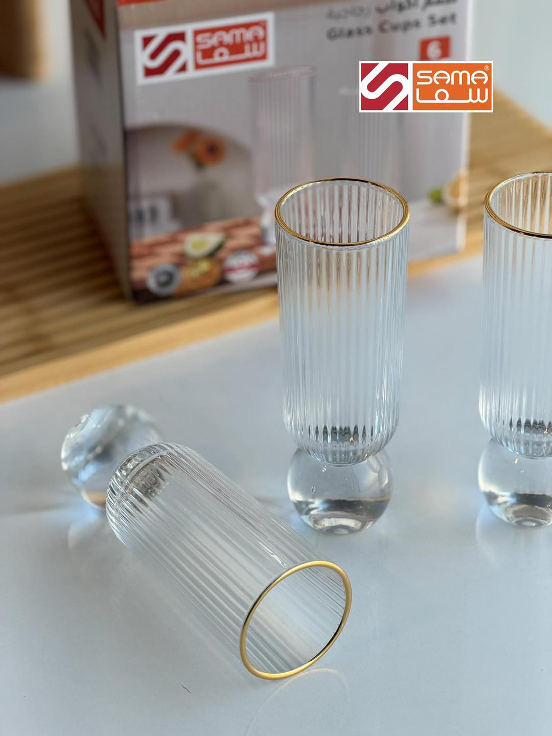 ✨ طقم كاسات راقي 6 قطع